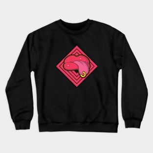 lips and tongue Crewneck Sweatshirt